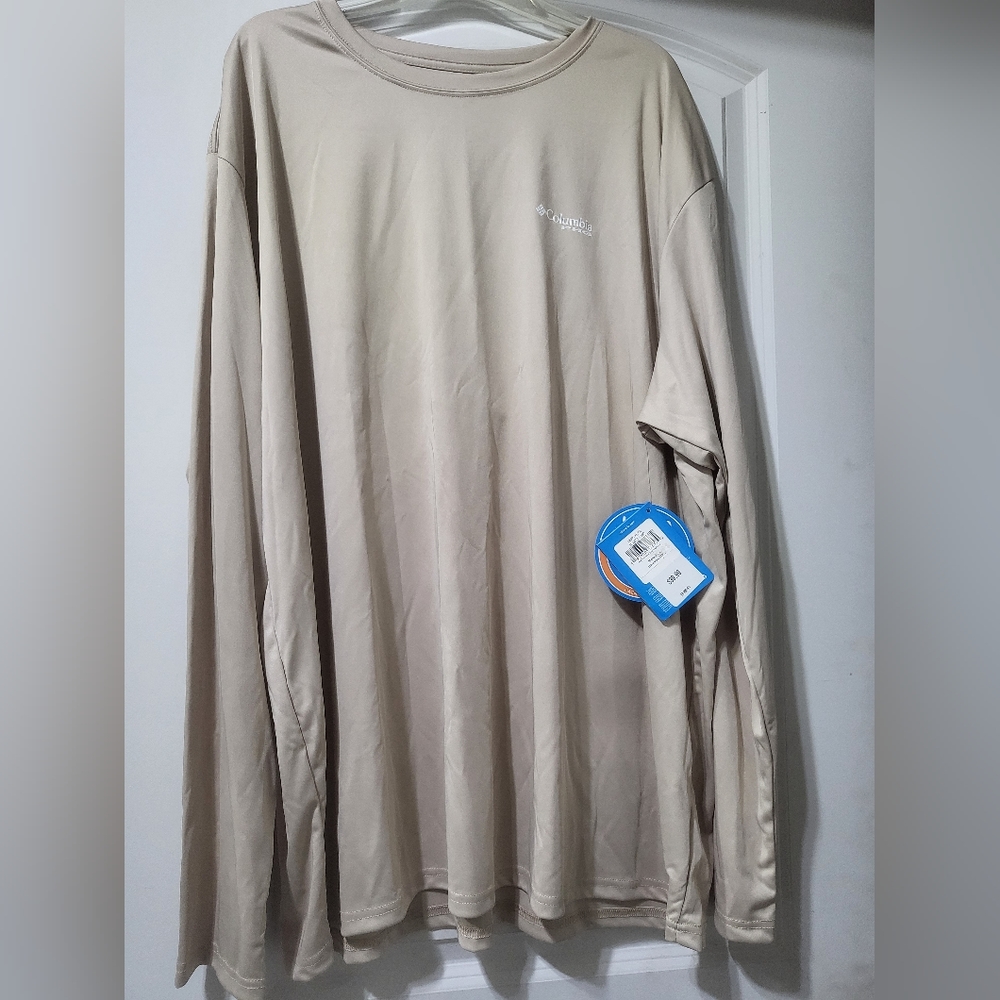 Columbia Fish lure Fishing long Sleeve UPF 50 T- Shirt Fisshing UV protection